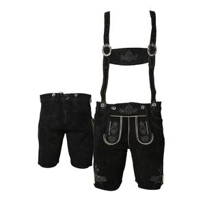 Touch&Torn Adult Bavarian Trachten Lederhosen Men German Lederhosen with Suspend